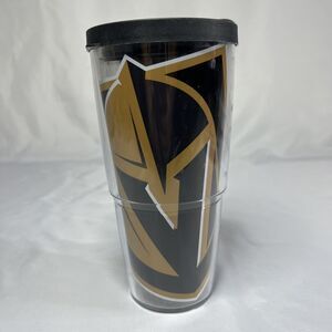 VEGAS GOLDEN KNIGHTS, 24oz DOUBLE WALL, TUMBLER FROM TERVIS WITH LID INCLUDED
